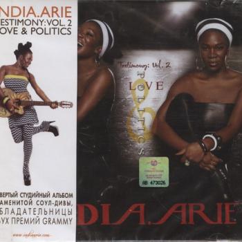 INDIA.ARIE - TESTIMONY VOL. 2: LOVE & POLITICS - Меломания