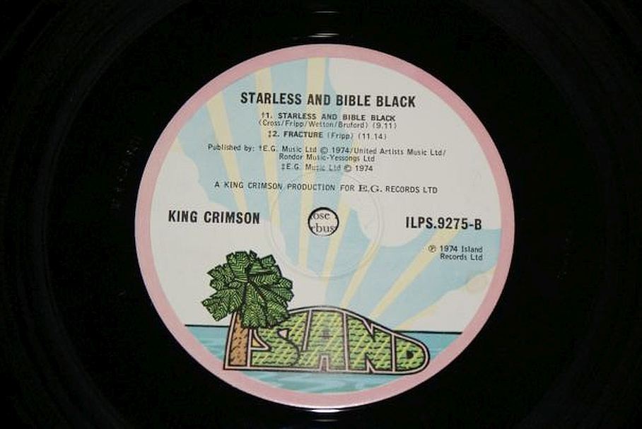 KING CRIMSON - STARLESS AND BIBLE BLACK (uk) .