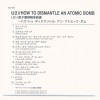 U2 - HOW TO DISMANTLE AN ATOMIC BOMB - 