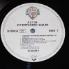 ZZ TOP - FIRST ALBUM - ���������
