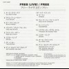 FREE - FREE LIVE! (papersleeve) - 