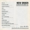 NEW ORDER - WAITING FOR THE SIRENS' CALL - 