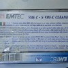 EMTEC (HEAD. DRIVE CLEANER) - VHS-C / S-VHS-C CLEANING - 