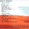 TONY CAREY - ISLAND & DESERT - 