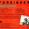 FOREIGNER - HEAD GAMES - 