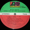 BETTE MIDLER - SONGS FOR THE NEW DEPRESSION - ���������