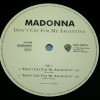 MADONNA - DON'T CRY FOR ME ARGENTINA (single) - 