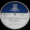 HANDEL - QUATRE SONATES POUR VIOLON ET CLAVESIN - JOSEF SUK - ���������