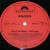 SAMSON - DON'T GET MAD - GET EVEN - ���������