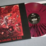 KREATOR - PLEASURE TO KILL (magenta black splatter) - 