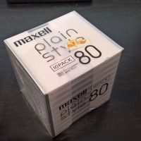 MINIDISC  MAXELL - PLAIN STYLE 80 (10 PACK) - Меломания