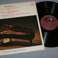BEETHOVEN - SIX VARIATIONS/ 15 VARIATIONS WITH FUGUE- SVIATOSLAV RICHTER - 
