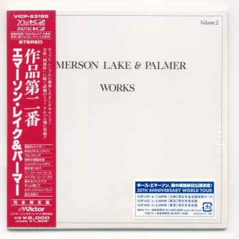 EMERSON, LAKE & PALMER - WORKS VOLUME 2 (cardboard sleeve) - 