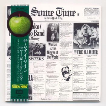 JOHN LENNON & YOKO ONO / PLASTIC ONO BAND - SOME TIME IN NEW YORK CITY (cardboard sleeve) - 