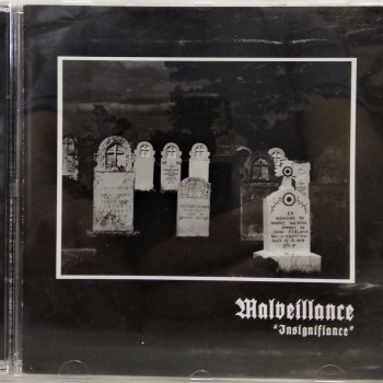 MALVEILLANCE - INSIGNIFIANCE (limited numbered edition) - 