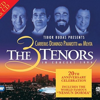 CARRERAS, DOMINGO, PAVAROTTI WITH MENTA - 3 TENORS IN CONCERT 1994 (CD+DVD) (digipak) - ���������