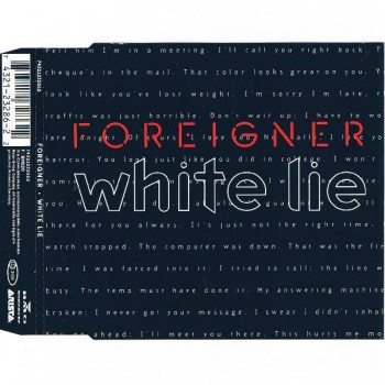 FOREIGNER - WHITE LIE (single) (3 tracks) - ���������