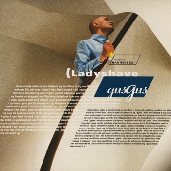 GUS GUS - LADYSHAVE (single) (3 tracks) (digipak) - 