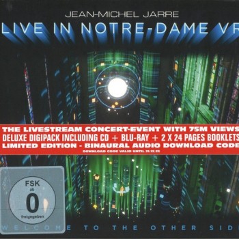 JEAN MICHEL JARRE - WELCOME TO THE OTHER SIDE - LIVE IN NOTRE-DAME VR (CD+Blu-Ray) (digipa - 