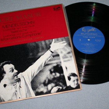 MENDELSSOHN - SYMPHONIES  NR. 4 and 5 - KURT MASUR - 