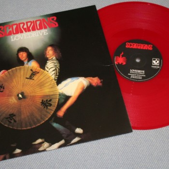 SCORPIONS - LOVEDRIVE (single) (red) - 