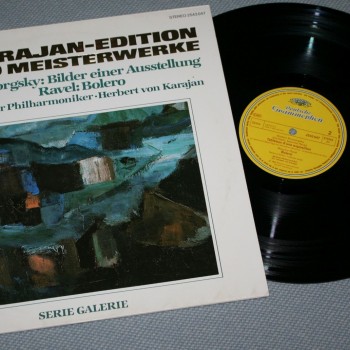 MUSSORGSKY/RAVEL - PICTURES AT AN EXHIBITION./ BOLERO - HERBERT VON KARAJAN - 
