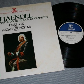 HANDEL - QUATRE SONATES POUR VIOLON ET CLAVESIN - JOSEF SUK - ���������