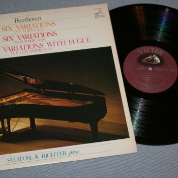 BEETHOVEN - SIX VARIATIONS/ 15 VARIATIONS WITH FUGUE- SVIATOSLAV RICHTER - 