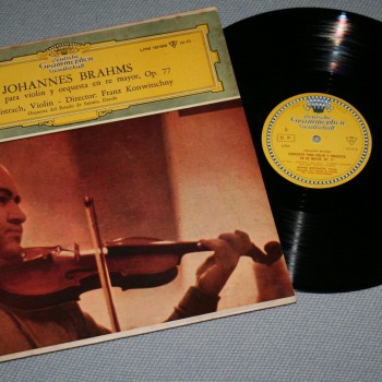 BRAHMS - CONCIERTO PARA VIOLIN Y ORQUESTA EN RE MINOR - DAVID OISTRACH - 