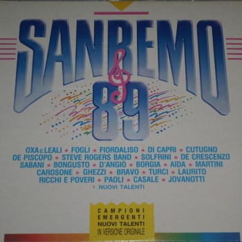 SANREMO '89 - ARTISTI VARI (CAMPIONI EMERGENTI NUOVI TALENTI) - 