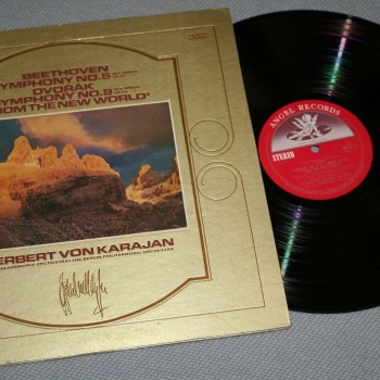 BEETHOVEN/ DVORAK - SYMPHONY NO. 5/ SYMPHONY NO. 9 - HERBERT VON KARAJAN - ���������
