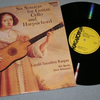 FRANCESCO GEMINIANI - 6 SONATAS FOR GUITSR, CELLO, HARPSICHORD - LASZLO SZENDREY KARPER - ���������