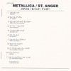 METALLICA - ST. ANGER (cardboard sleeve) - 