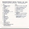 BACKSTREET BOYS - THIS IS US (CD+DVD) - 