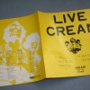 CREAM - LIVE CREAM (j) (+ poster) - 