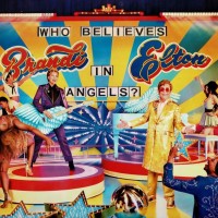 ELTON JOHN & BRANDI - WHO BELIEVES IN ANGELS? (tri-colour) - 