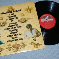 MAURICE ANDRE - FOUR TROMPET CONCERTOS -  VIVALDI/ TELEMANN/LEOPOLD MOZART/HUMMEL - HE - 