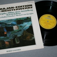 MUSSORGSKY/RAVEL - PICTURES AT AN EXHIBITION./ BOLERO - HERBERT VON KARAJAN - 