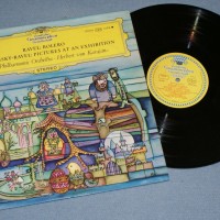 MUSSORGSKY/RAVEL - PICTURES AT AN EXHIBITION./ BOLERO - HERBERT VON KARAJAN - 