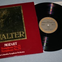 MOZART - SYMPHONY NO. 25/ SYMPHONY NO 29 - BRUNO WALTER - 