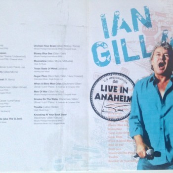 IAN GILLAN - LIVE IN ANAHEIM - 