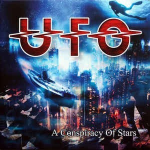 UFO - A CONSPIRACY OF STARS (red with black streaks) - 