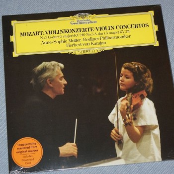 ANNE-SOPHIE MUTTER / HERBERT VON KARAJAN - MOZART: VIOLINKONZERTE NR. 3 & 5 - 