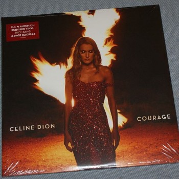 CELINE DION - COURAGE (limited edition) (ruby red vinyl) - 