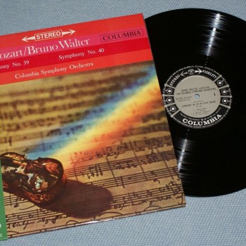 MOZART - SYMPHONY NO. 39/ SYMPHONY NO 40 - BRUNO WALTER - 