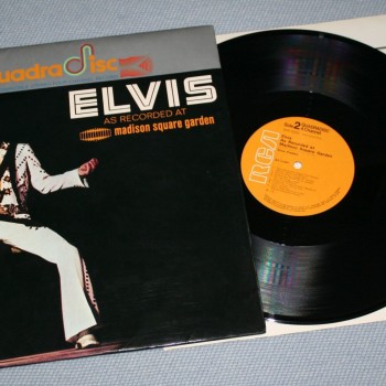 ELVIS PRESLEY - AS RECORDED AT MADISON SQUARE GARDEN (j) (quadraphonic) - 