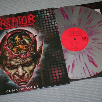 KREATOR - COMA OF SOULS (silver purple splatter) - 