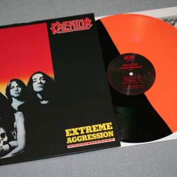 KREATOR - EXTREME AGGRESSION (orange black split) - 