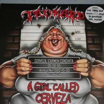 TANKARD - A GIRL CALLED CERVEZA (ltd) (colour) (black & clear) - 