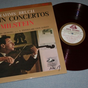 BRAHMS/ BRUCH - VIOLIN CONCERTOS - NATHAN MILSTEIN (red) - 